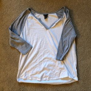 Torrid 3/4 sleeve Cotton Henley T-shirt